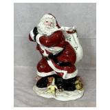 Fitz & Floyd Large Santa Vase Centerpiece