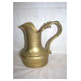 Vintage Solid Brass Pitcher