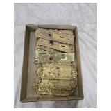 Lot of Assorted Vintage Escutcheon Plates