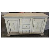 Vintage Cream-Colored Buffet
