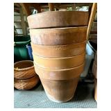 Lot of Terra Cotta Flowerpots