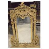 Antique Gilded Wooden Mirror