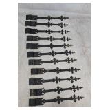 Vintage-Style Iron Strap Hinges