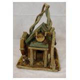 Handmade Rustic Appalachian Art Birdhouse
