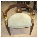 Antique French Empire Revival Arm Chair