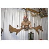 Vintage Lusterweibchen Hanging Light Fixture