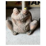 Vintage Terracotta Frog Planter