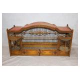 Antique Wooden Bird Cage