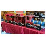 Decorative Large Scale Wooden Train Display