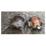 Lot of Vintage Saddles