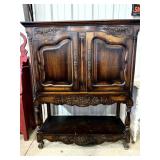 Vintage French Style Carved Buffet/Cabinet