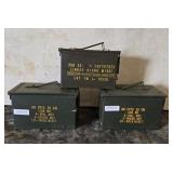 Lot of Military Ammo Cans