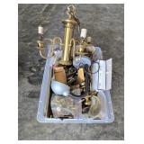 Lot of Vintage Chandelier and Various Parts