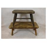 Lot of Primitive Footstools