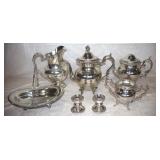Vintage Silver-Plated Tea & Coffee Set