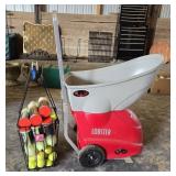 Lobster Elite Tennis Ball Machine & Balls/Hopper