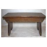 Primitive Wooden Footstool