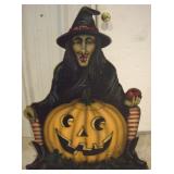 Midnight Witch w/Jack-O-Lantern Dummy Board