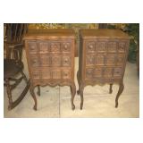 Pair of Vintage Wooden Nightstands