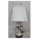 Vintage Porcelain TV Lamp