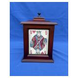 Wooden Playing Card Box