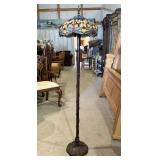 Tiffany Style Dragonfly Floor Lamp