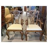 Matiland Smith Georgian Style Mahogany Armchairs