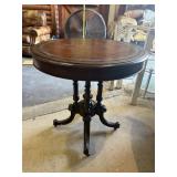 European Crossroads Round Accent Table