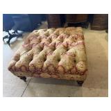 Paisley Upholstery Pattern Ottoman