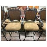 Swivel Bar Stools w/KC Chiefs Branded Seats