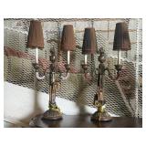 Vintage Style Double Arm Table Lamps