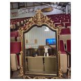 Hand Carved Rococo Style Wall Mirror