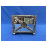 Square Mirrored Storage Box