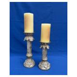 Pair of Ornate Candlesticks