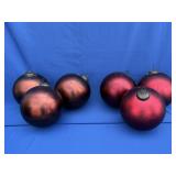 Vintage Kugel Style Glass Ornaments (Large)