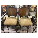 Swivel Bar Stools w/KC Chiefs Branded Seats