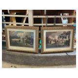 Framed English Country House Reproduction Prints