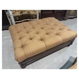 Tufted Top Upholstered Ottoman