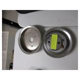 2 CHROME V-BELT PULLERS