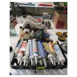 ASST OILS AND TUBES OF SILICONE CAULK
