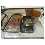 FLOOR CREEPERS, STOOL, MOP BUCKET