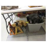 ASST ITEMS, CHOCKS, JACK STANDS