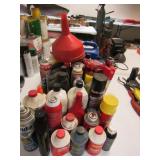 LARGE ASST OF AUTO OILS & FLUIDS