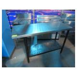 Stainless Steel Utility Table: Approx 20" x 48"