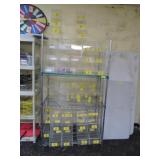Metal Rack with Plastic Redemption Bins