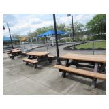 4 Trex Picnic Tables