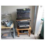 STEREO, SOUND SYSTEM, TABLE, ETC