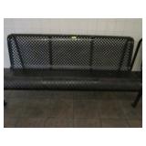 TWO METAL BENCHES WITH WEAR & TEAR
