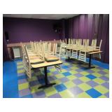 CONTENTS OF ROOM, TABLES, CHAIRS, TV