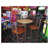 FOUR HIGH TOP TABLE WITH 12 CHAIRS
